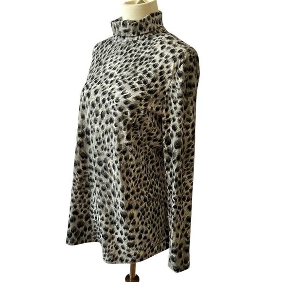 J. MCLAUGHLIN NORA TOP L TURTLENECK LIGHTWEIGHT STRETCHY LAYER UP OFFICE SPORTY - Picture 4 of 13